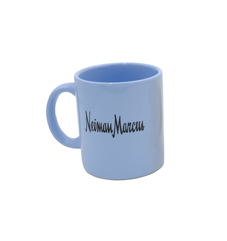 NEIMAN MARCUS MUG CUP LIGHT BLUE