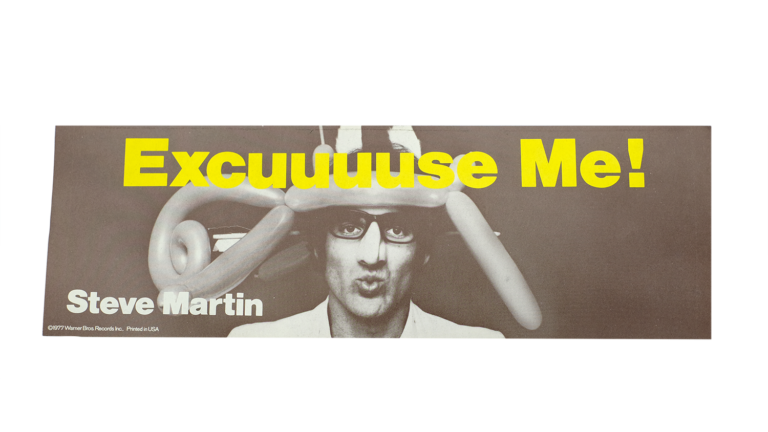 EXCUUUUSE ME! PROMOTIONAL STICKER